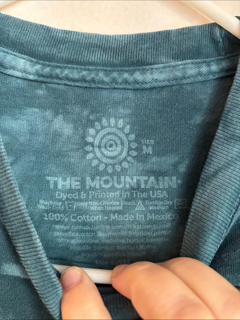 The Mountain vintage AOP Tie-Dye Lion Couple white bengal tiger Tee t-shirts MD